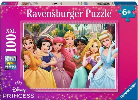 פאזל 100 חלקים XXL מבית Ravensburger - נסיכות דיסני