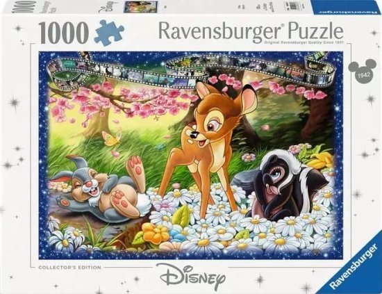 פאזל 1000 חלקים מבית Ravensburger - דיסני במבי