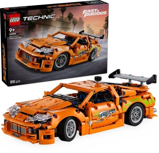 LEGO Technic Fast and Furious Toyota Supra MK4 42204