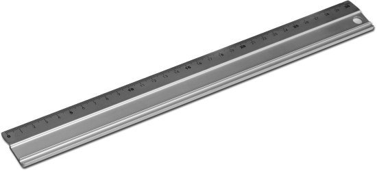 סרגל חיתוך + מעצור 30 ס''מ Linero