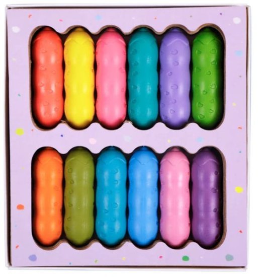 מארז 12 צבעי פסטל ארגונומים מבית Avenir