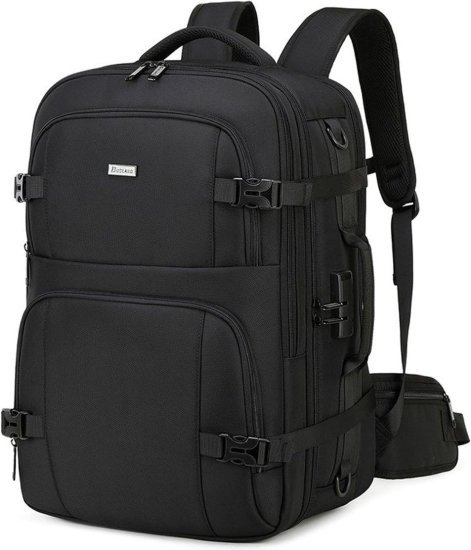 תיק גב למחשב נייד בגודל 17 אינץ' דגם The Gravion מבית Camel Mountain - צבע שחור