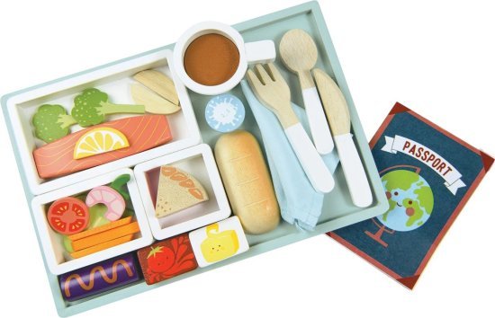 מגש ארוחה במטוס מבית Tender Leaf