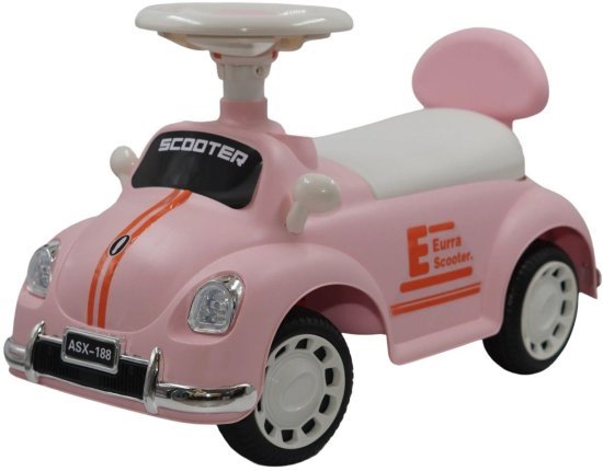 בימבה וינטאג' עם צלילים ואורות מבית Simplybibo - צבע ורוד