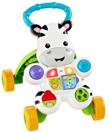 הליכון לתינוקות בצורת זברה מבית Fisher Price