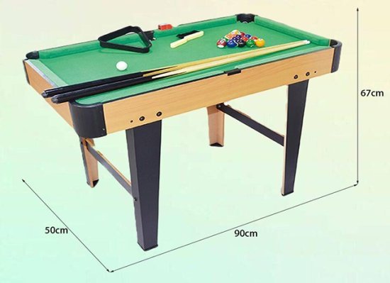 שולחן סנוקר מעץ 90x67x50 ס"מ מבית I-POP