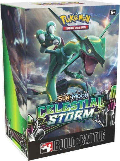 קלפי אספנות פוקימון Pokemon TCG Sun & Moon - Celectial Storm Build and Battle Box
