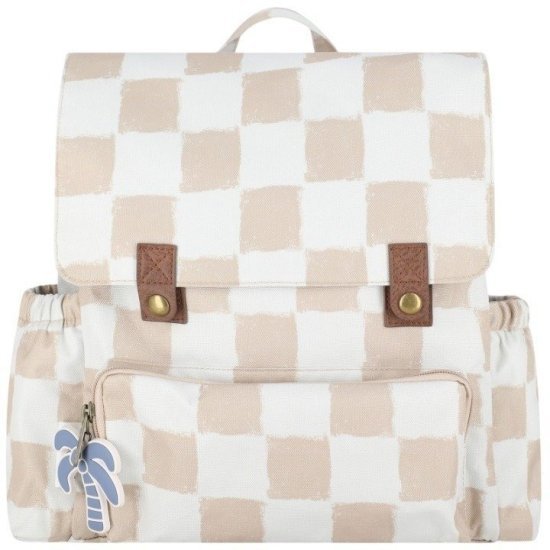 תיק גן רטרו מבית Minene - בז' ריבועים