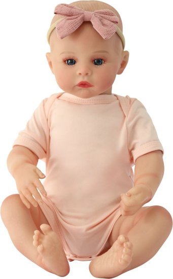 בובת תינוק Reborn כ-48 ס"מ מבית New York Doll - בגד גוף