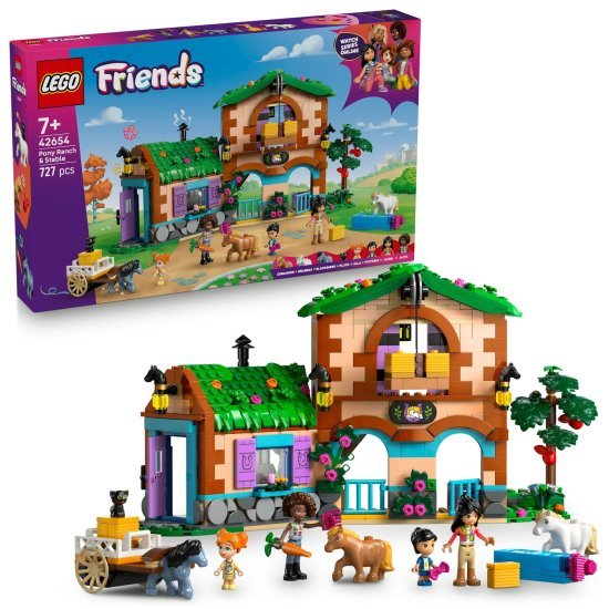 חוות פוני ואורווה LEGO Friends 42654