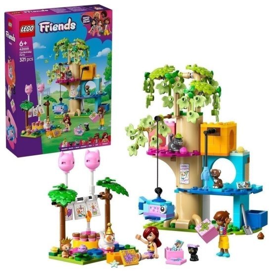 מסיבת יום הולדת של חתול ובית העץ LEGO Friends 42666
