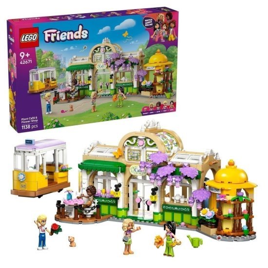 בית קפה וחנות צמחים ופרחים LEGO Friends 42671