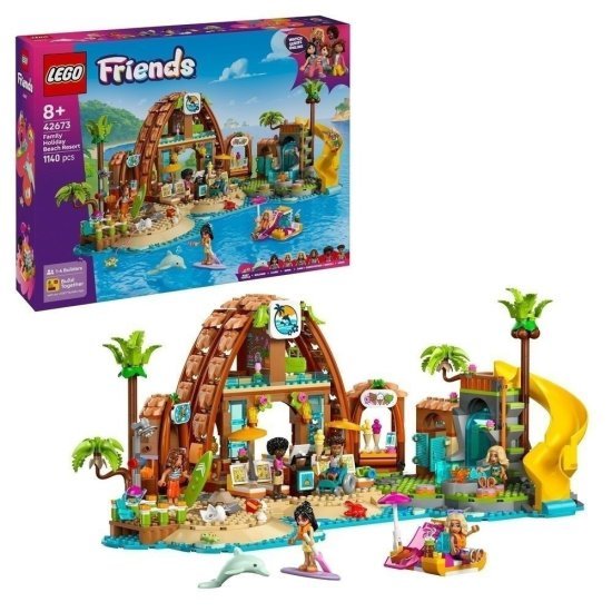 אתר נופש משפחתי על החוף LEGO Friends 42673