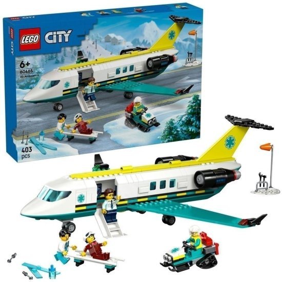 מטוס אמבולנס אווירי למקרי חירום LEGO City 60465