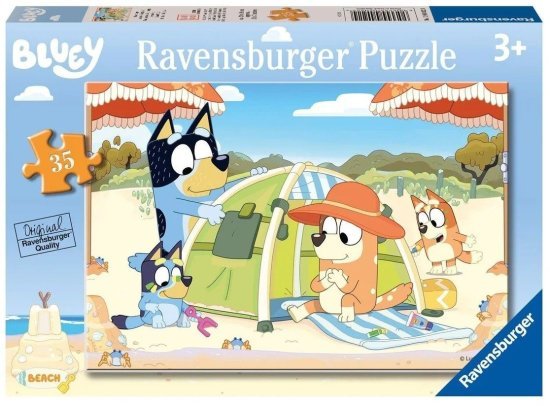 פאזל 35 חלקים מבית Ravensburger - בלואי יום כיף בחוף