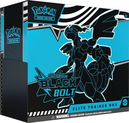 קלפי אספנות פוקימון Pokemon TCG Scarlet & Violet: Black Bolt - Elite Trainer Box
