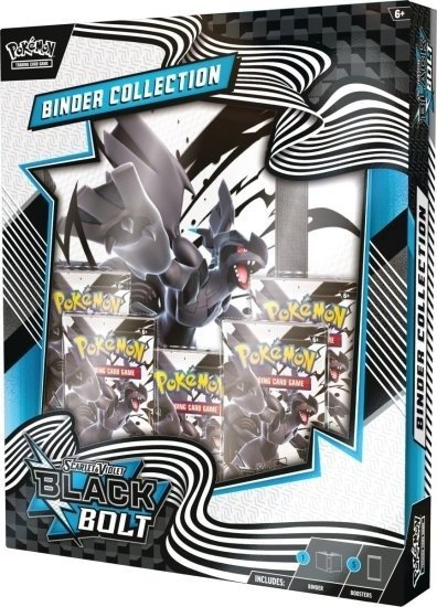 קלפי אספנות פוקימון Pokemon TCG Scarlet & Violet: Black Bolt - Binder Collection Case - מארז 6 קופסאות Black Bolt Binder Collection (קייס סגור)