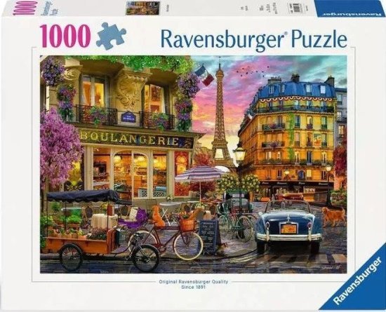 פאזל 1000 חלקים מבית Ravensburger - פריז בזריחה