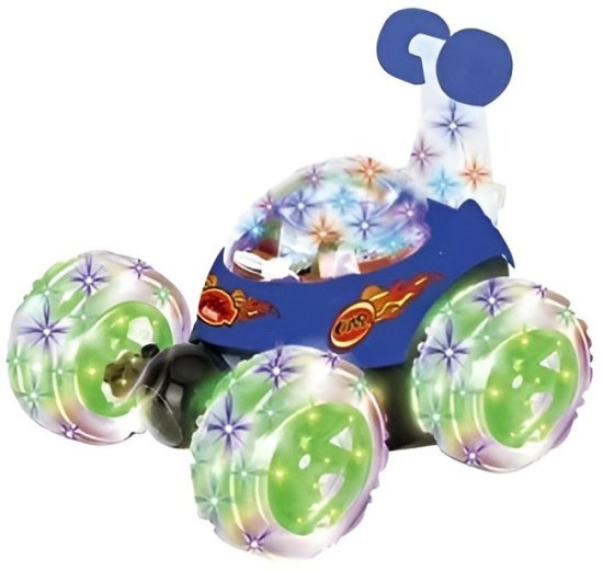 מכונית פעלולים Machina Tech Twister Stunt Car - כחול