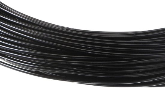 גליל חוט אלומיניום באורך 12 מטר עובי 2 מ״מ מבית Chikamasa - צבע שחור