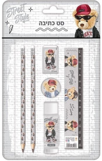 סט כלי כתיבה קטן Palphot - דובי