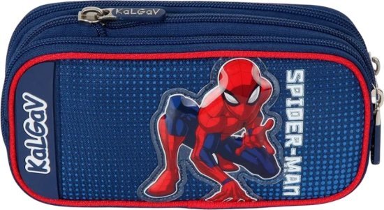 קלמר מתרחב מבית Kal Gav - צבע כחול כהה, עיצוב ספיידרמן