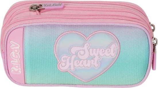 קלמר מתרחב מבית Kal Gav - צבע ורוד, עיצוב Love