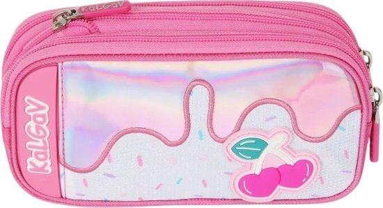 קלמר מתרחב מבית Kal Gav - צבע ורוד, עיצוב Smoothie