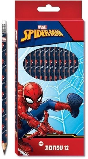 סט 12 עפרונות Palphot - ספיידרמן