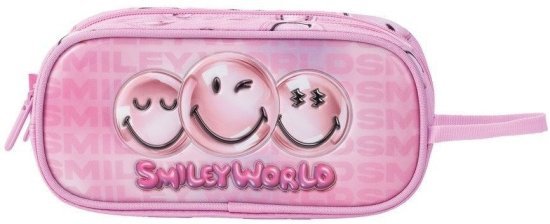 קלמר 2 תאים Palphot - סמיילי ורוד