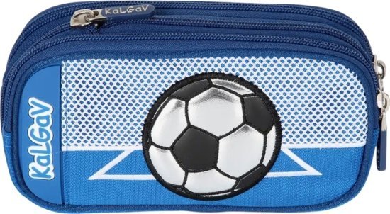 קלמר מתרחב מבית Kal Gav - צבע כחול, עיצוב משחק כדורגל