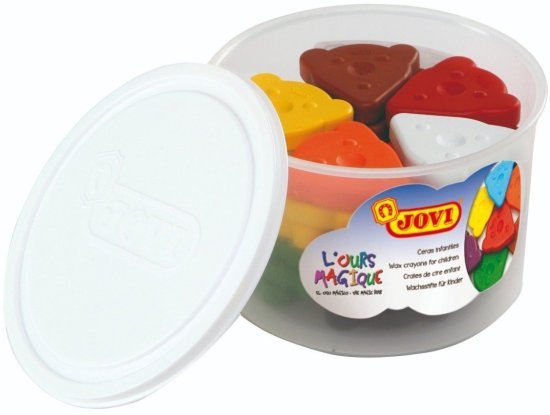 צבעי שעווה בצורת דובים 30 יחידות JOVI