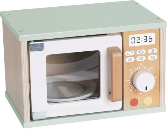 ערכת מיקרוגל עץ לילדים מבית Anonima