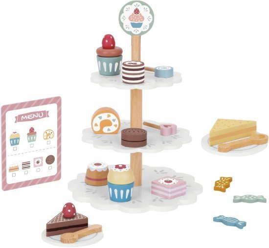 ערכת מעמד קומות לקינוחים מעץ לילדים מבית Anonima