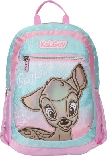 תיק גן לילדים דגם דור מבית Kal Gav - צבע ורוד בהיר, עיצוב במבי