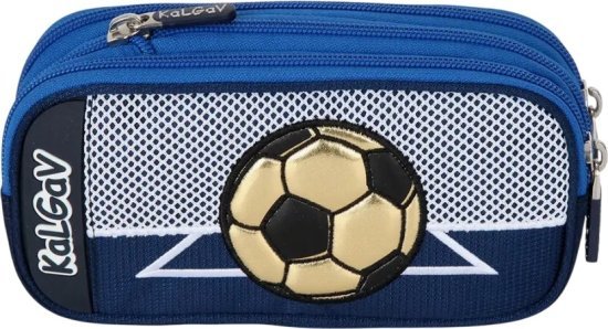 קלמר מתרחב מבית Kal Gav - צבע כחול נייבי, עיצוב משחק כדורגל