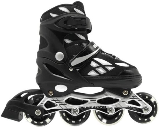 רולרבליידס S125 מבית Grow - מידה 31-34 S - צבע שחור