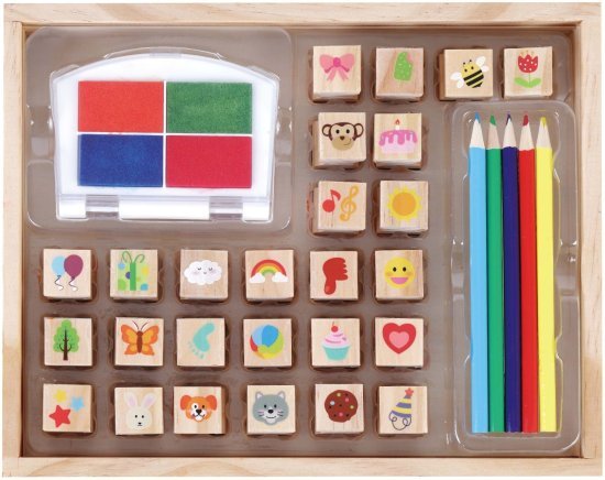 מבחר חותמות עץ Pit Toys