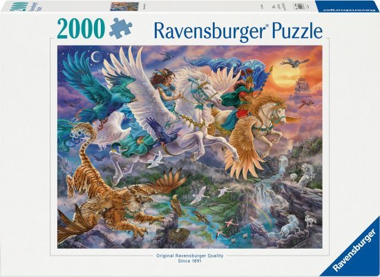פאזל 2000 חלקים מבית Ravensburger - פגסוס וחברים