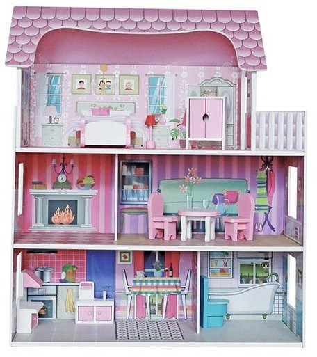 בית בובות צבעוני מידות 62x27x70 ס״מ דגם T70145 מבית Enigma