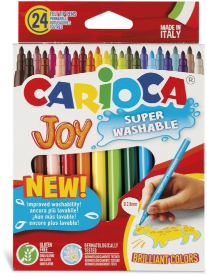 סט 24 טושים צבעוניים Joy מבית Carioca