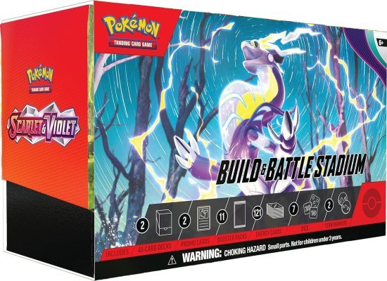 קלפי אספנות פוקימון Pokemon TCG Scarlet & Violet: Base Set - Build and Battle Stadium