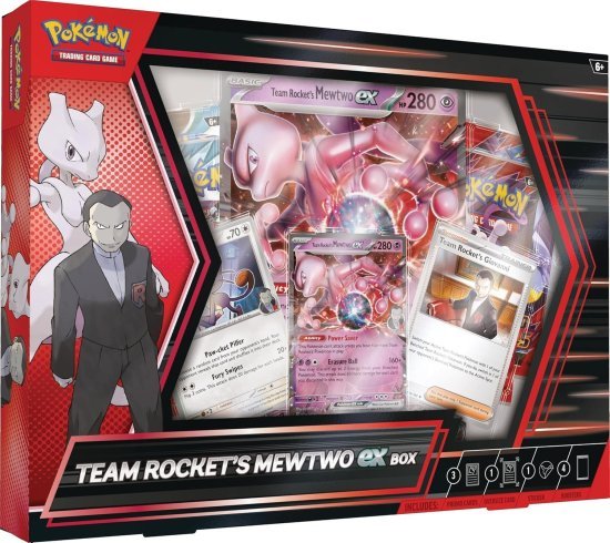 קלפי אספנות פוקימון Pokemon TCG Scarlet & Violet Team Rockets Mewtwo ex