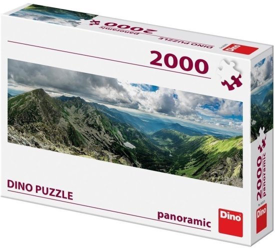 פאזל פנורמי 2000 חלקים מבית Dino - הרי הטטרה