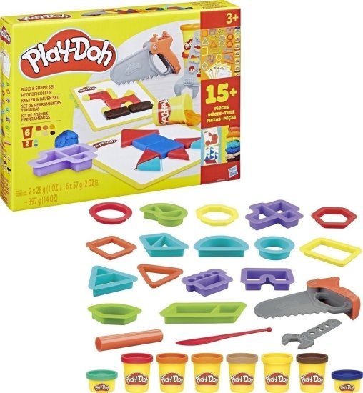 בצק משחק Hasbro Play-Doh - בניה ועיצוב