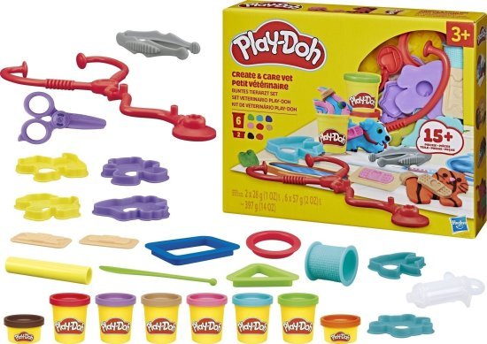 בצק משחק Hasbro Play-Doh - מרפאה וטרינרית
