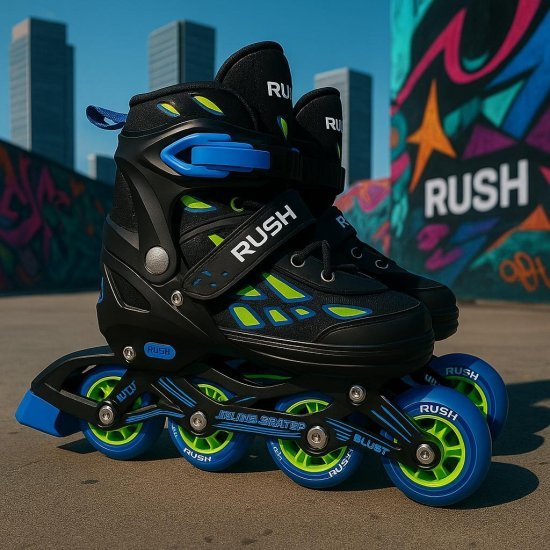 רולרבליידס Rush - מידה 31-34 S - צבע כחול
