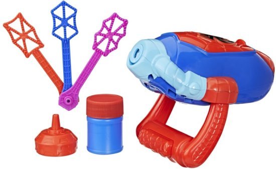 אביזר משחק בועות סבון לילדים ספיידי וחבריו המופלאים מבית Hasbro Marvel