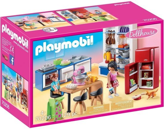 בית בובות - מטבח משפחתי Playmobil Dollhouse 70206