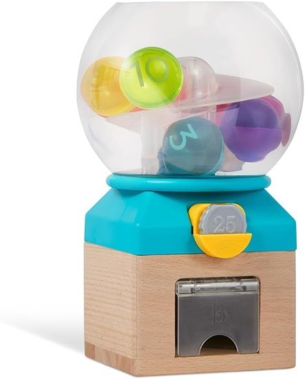 מכונת כדורים צבעונית ללימוד מספרים וצבעים מבית Battat